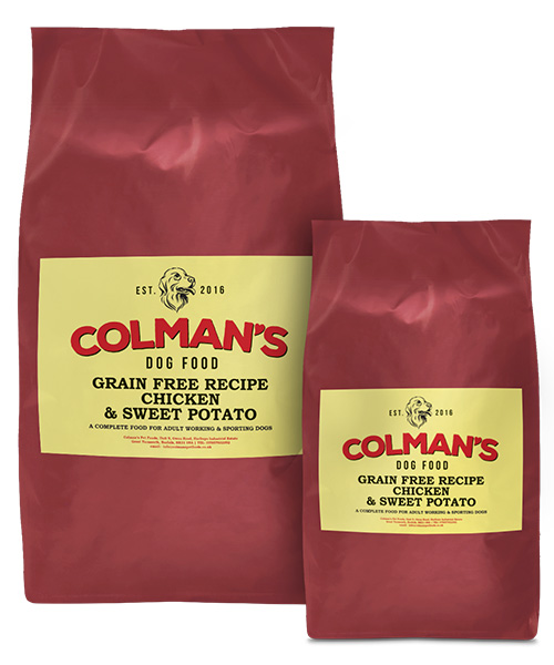 Colman's Chicken and Sweet-Potato Grain Free Working Dog Food