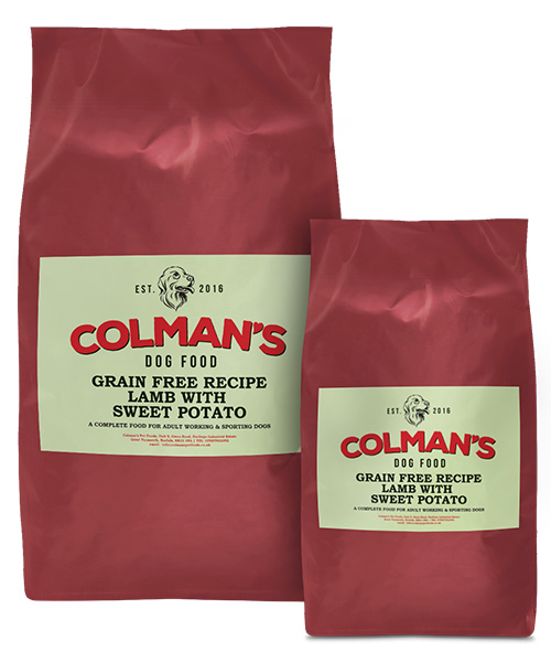 Colman's Lamb and Sweet-Potato Grain Free Working Dog Food
