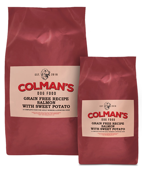 Colman's Salmon and Sweet-Potato Grain Free Working Dog Food